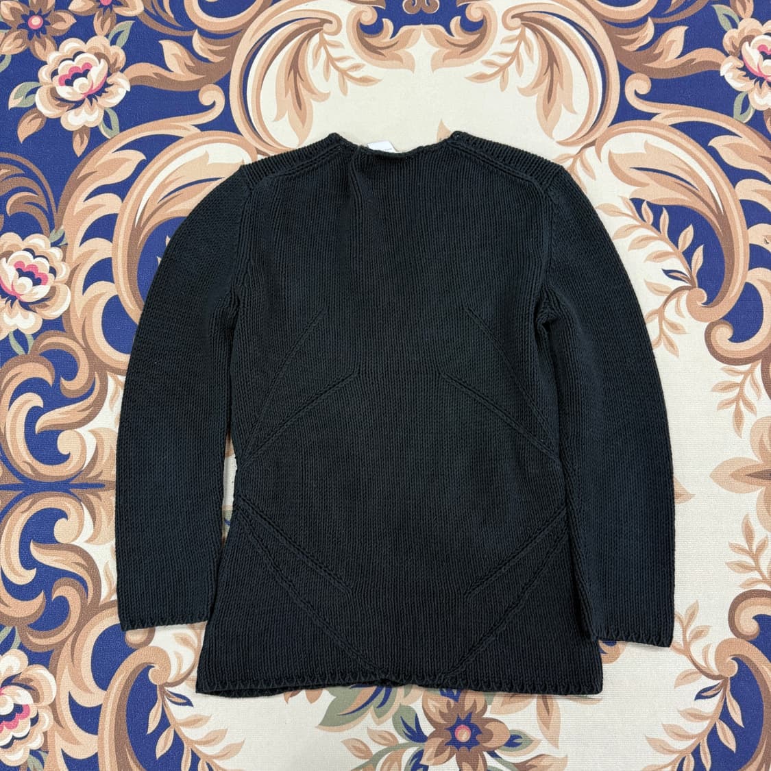 (우먼즈L)아르마이 익스체인지 A/X 브이넥니트(블랙) 상품이미지5