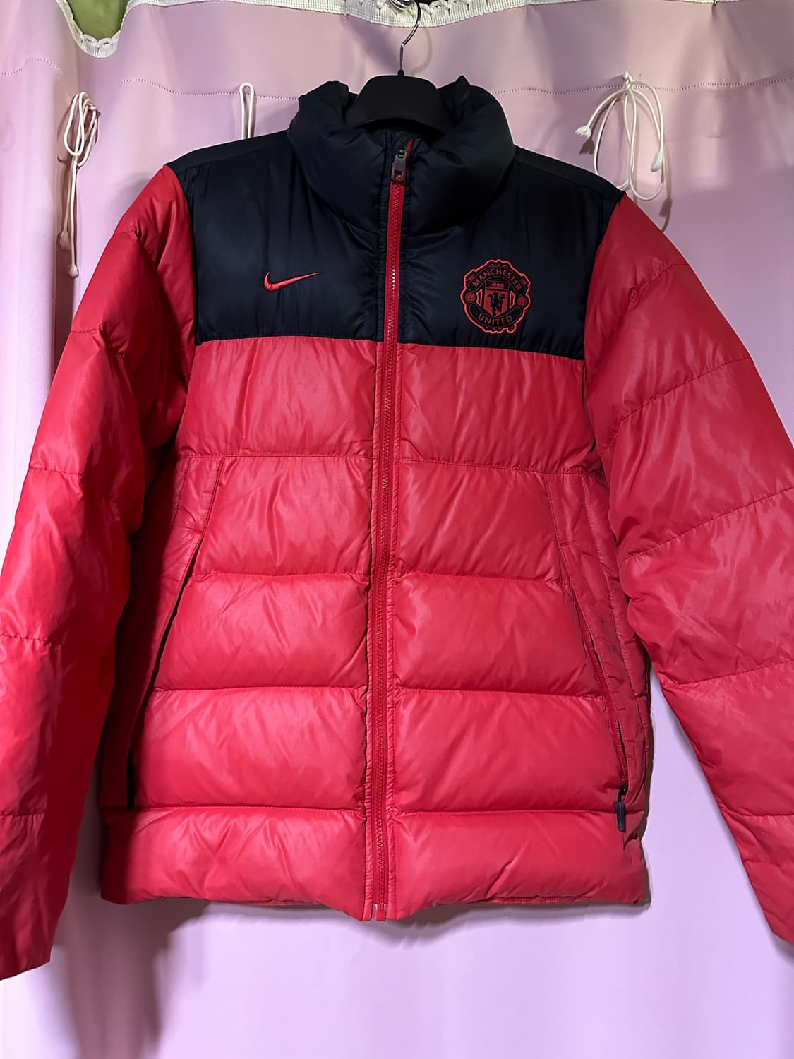 나이키 맨체스터 유나이티드 패딩  나이키 맨유 패딩 맨유패딩 레드 상품이미지1