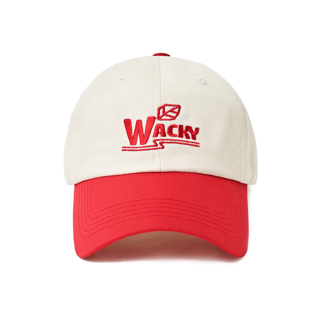 WACKY 웨키 톤온톤 볼캡 (레드) 상품이미지1