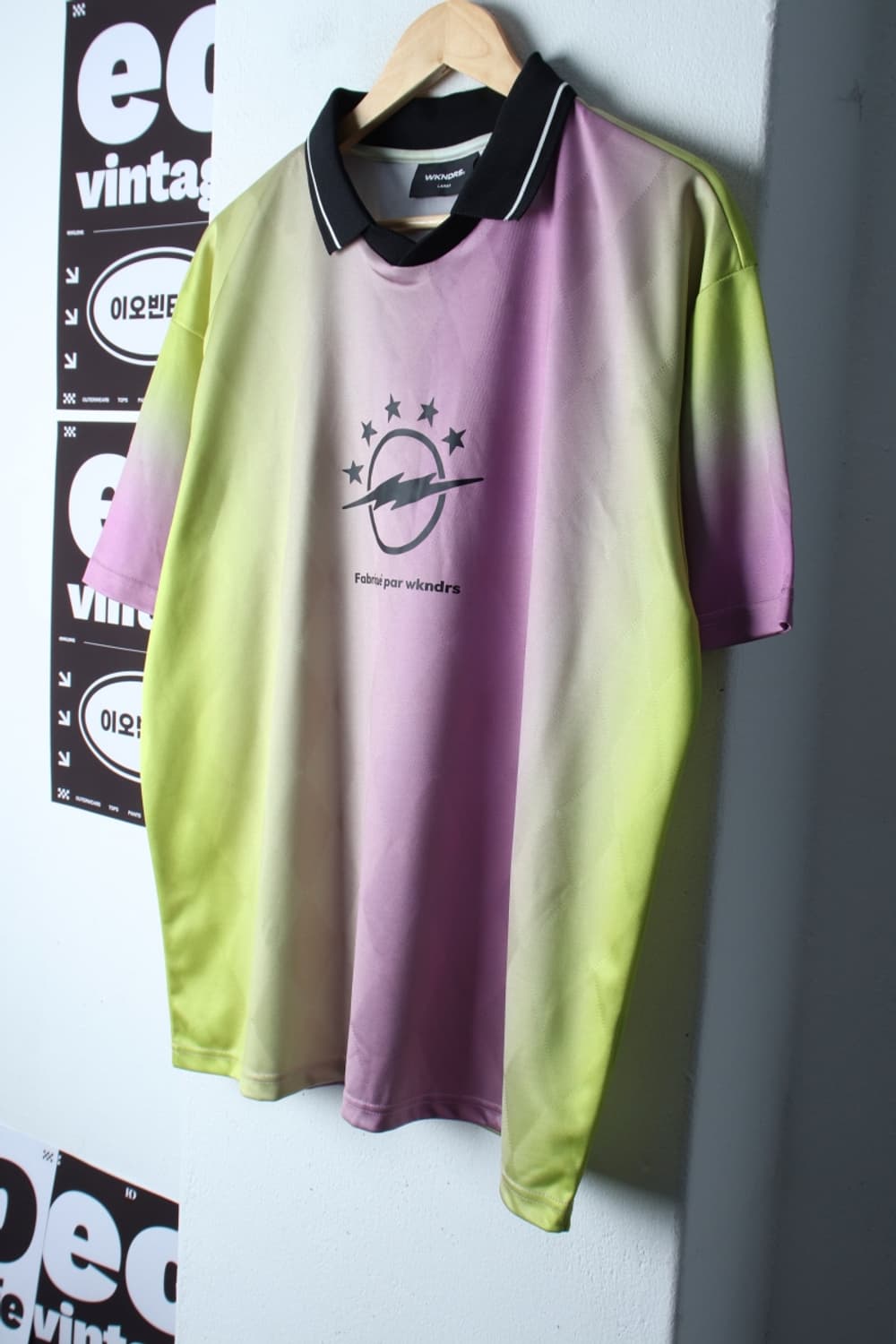 (L-2XL) 위캔더스 반팔 카라 티셔츠 유니폼 컬러믹스-H32292 상품이미지1