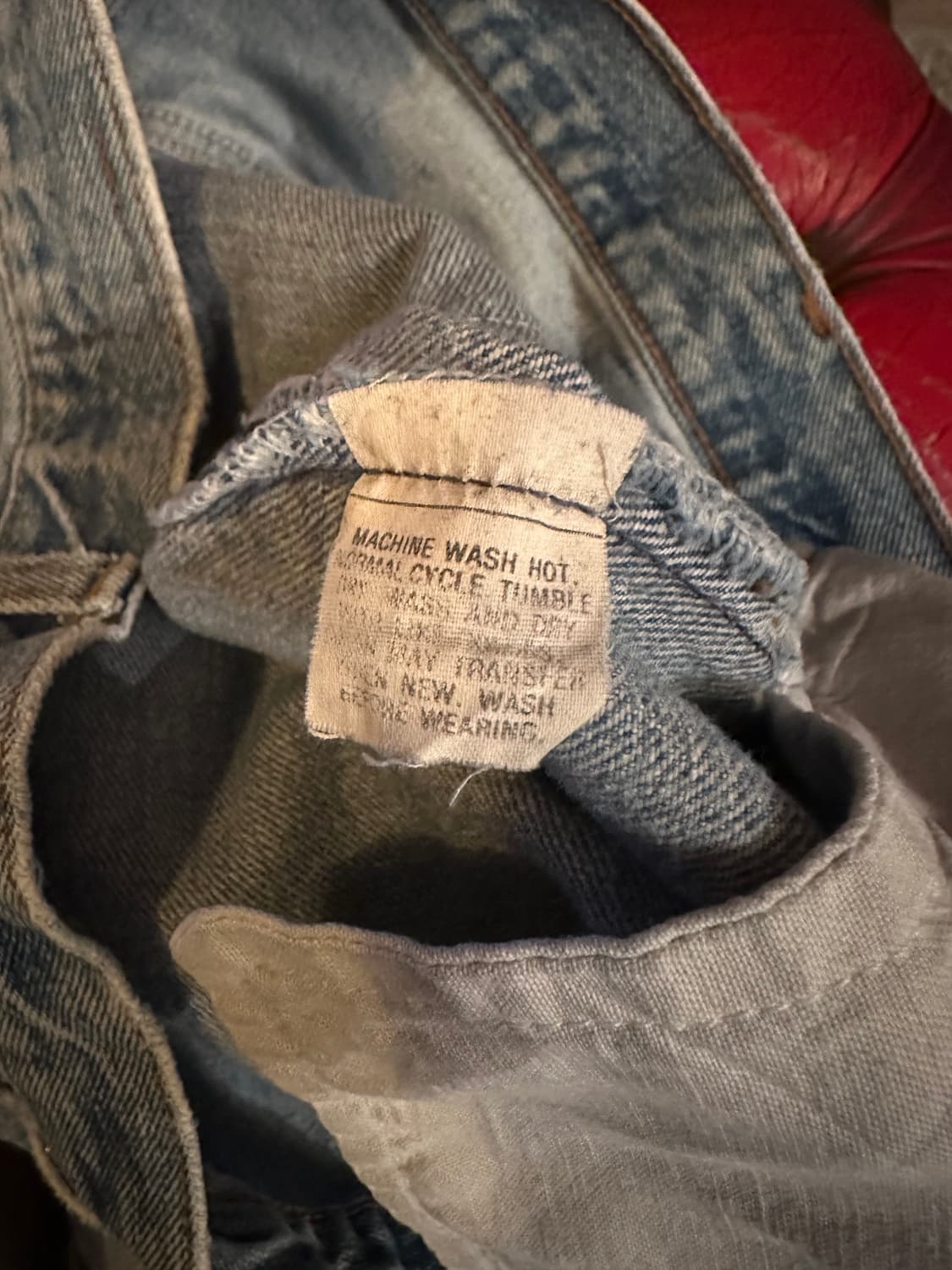 80s USA 빈티지 리바이스 501 데님 팬츠 상품이미지9