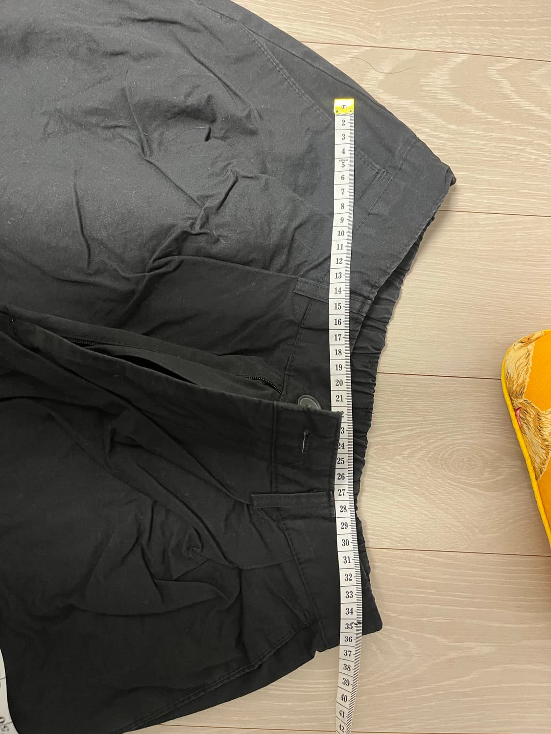 검은색 린넨+면 바지 팔아요 상품이미지4