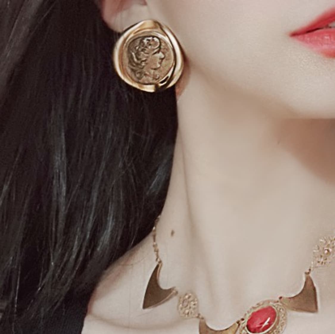 빈티지 Olala 클립온 귀걸이 상품이미지8