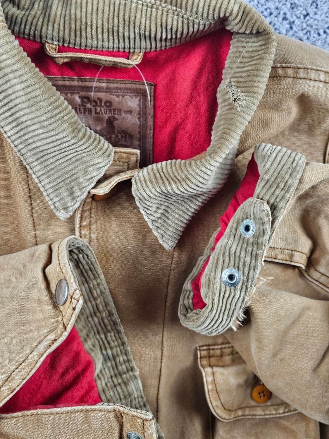 90's 폴로 스포츠맨 캔버스 모호크 워크 헌팅 자켓 (L) /10795 상품이미지6