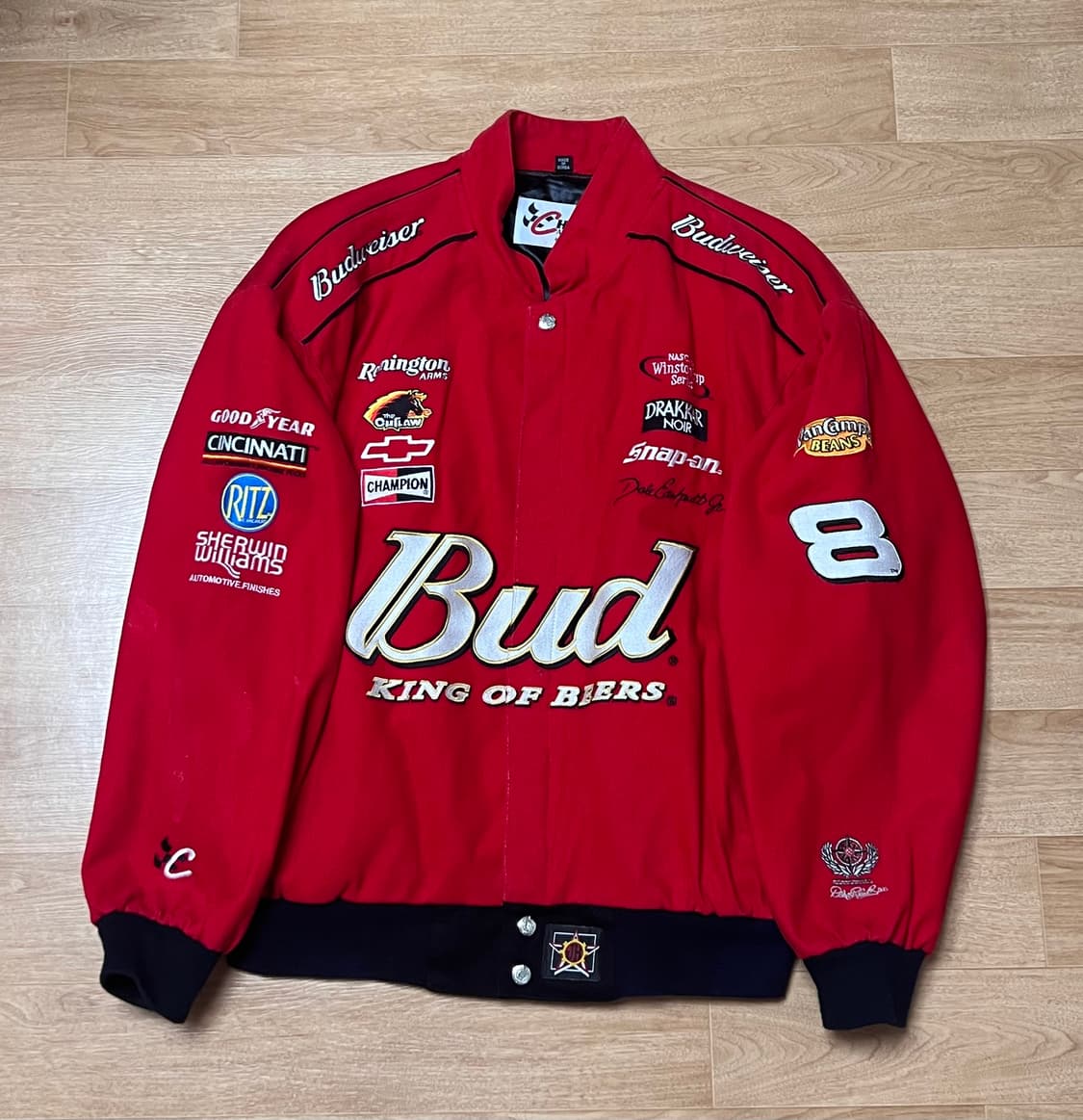 jeff hamilton 버드와이저 레이싱자켓 상품이미지1