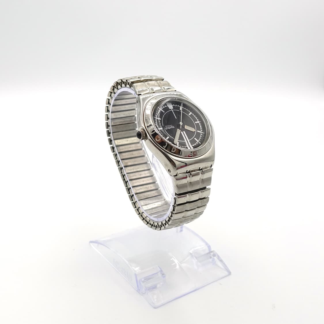 SWATCH 빈티지 스와치 아이러니 실버 익스팬션 메탈 손목시계  상품이미지3