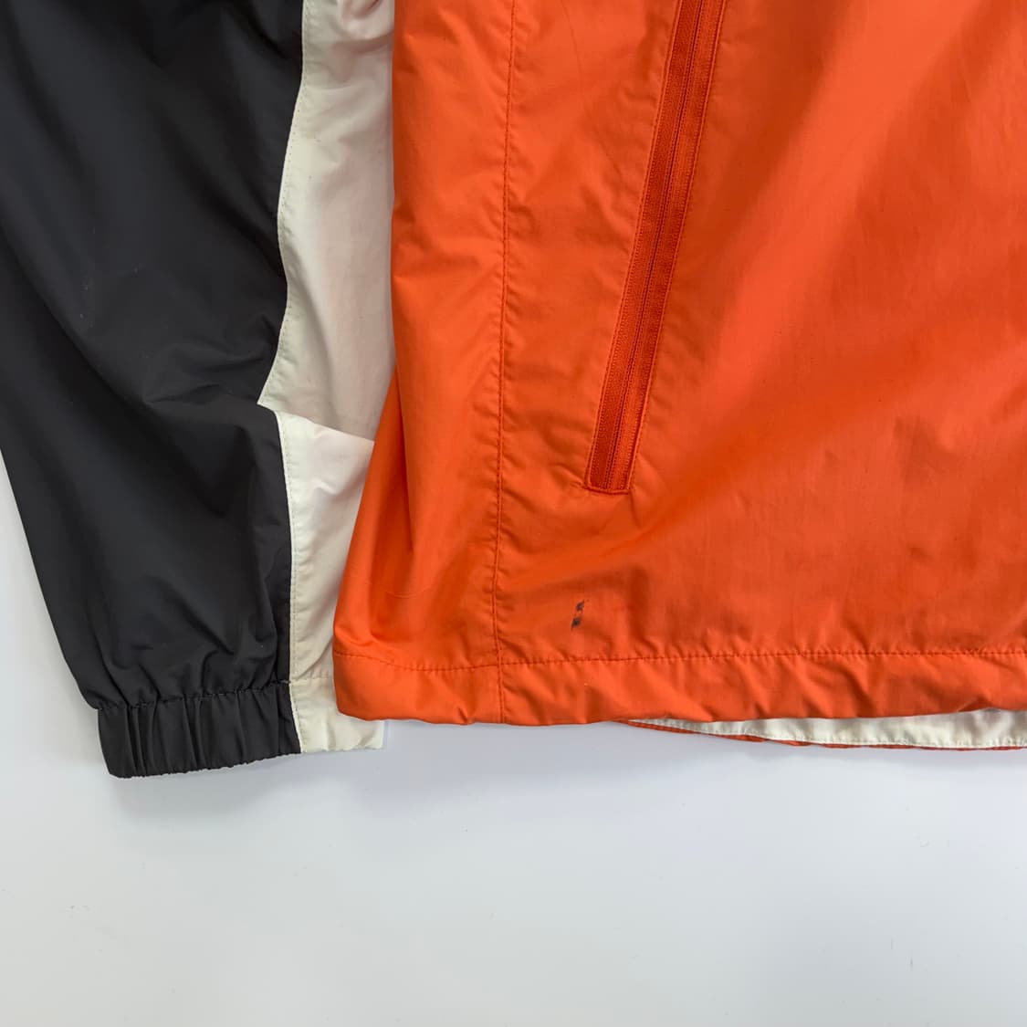 The north face 노스페이스 그레이 오렌지 배색 바람막이 상품이미지6