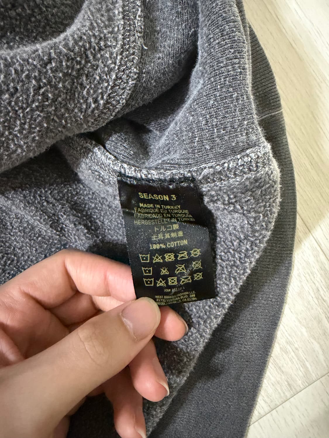 이지 시즌 3 오닉스 후드 상품이미지4