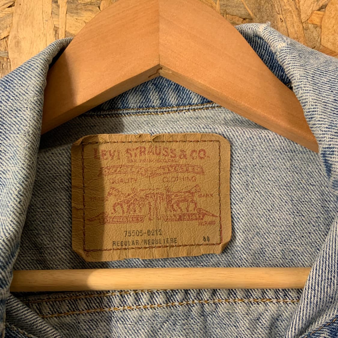 리바이스 75505 트러커 자켓 오랜지탭 상품이미지6