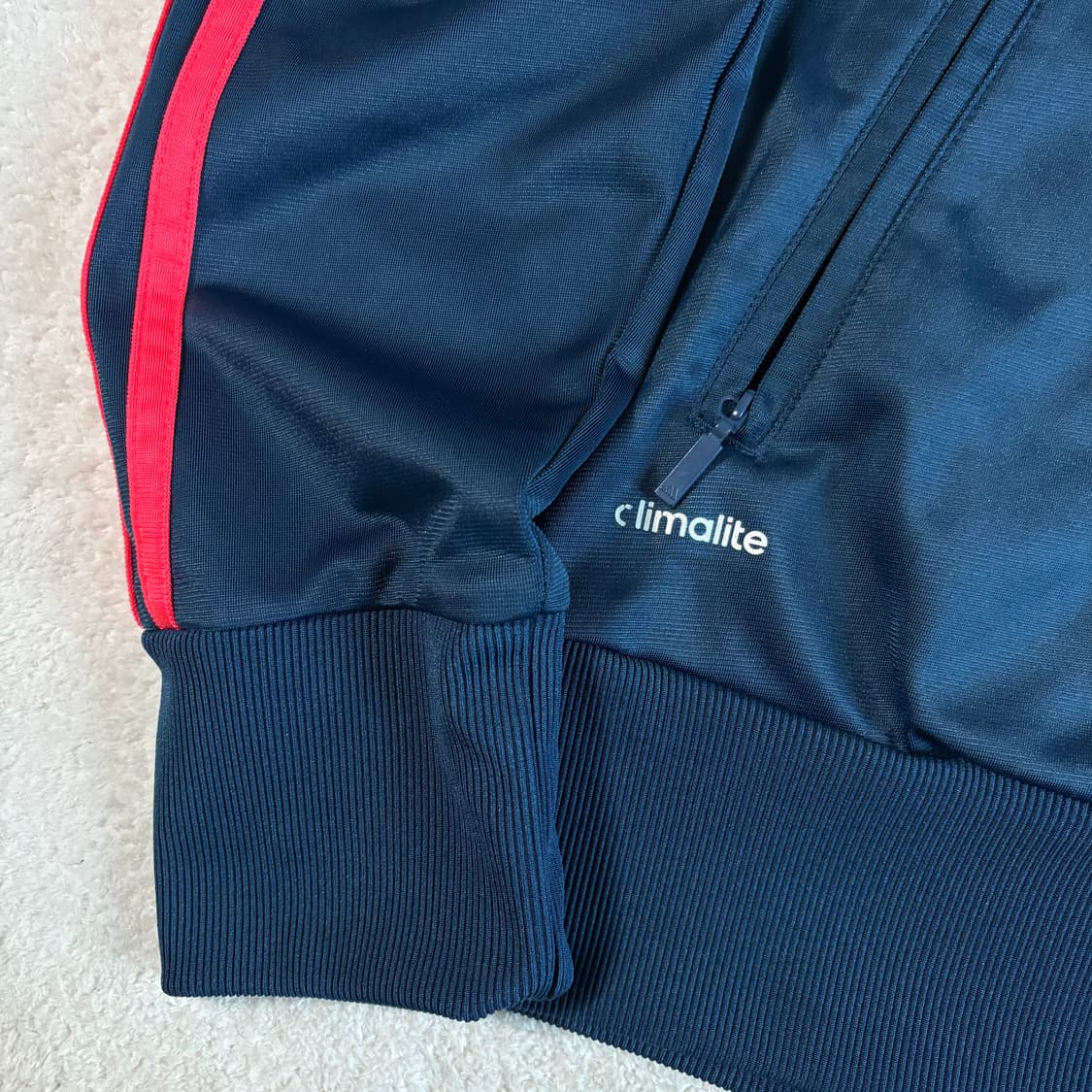 아디다스 네이비 핑크 스몰로고 트랙탑 져지 상품이미지2