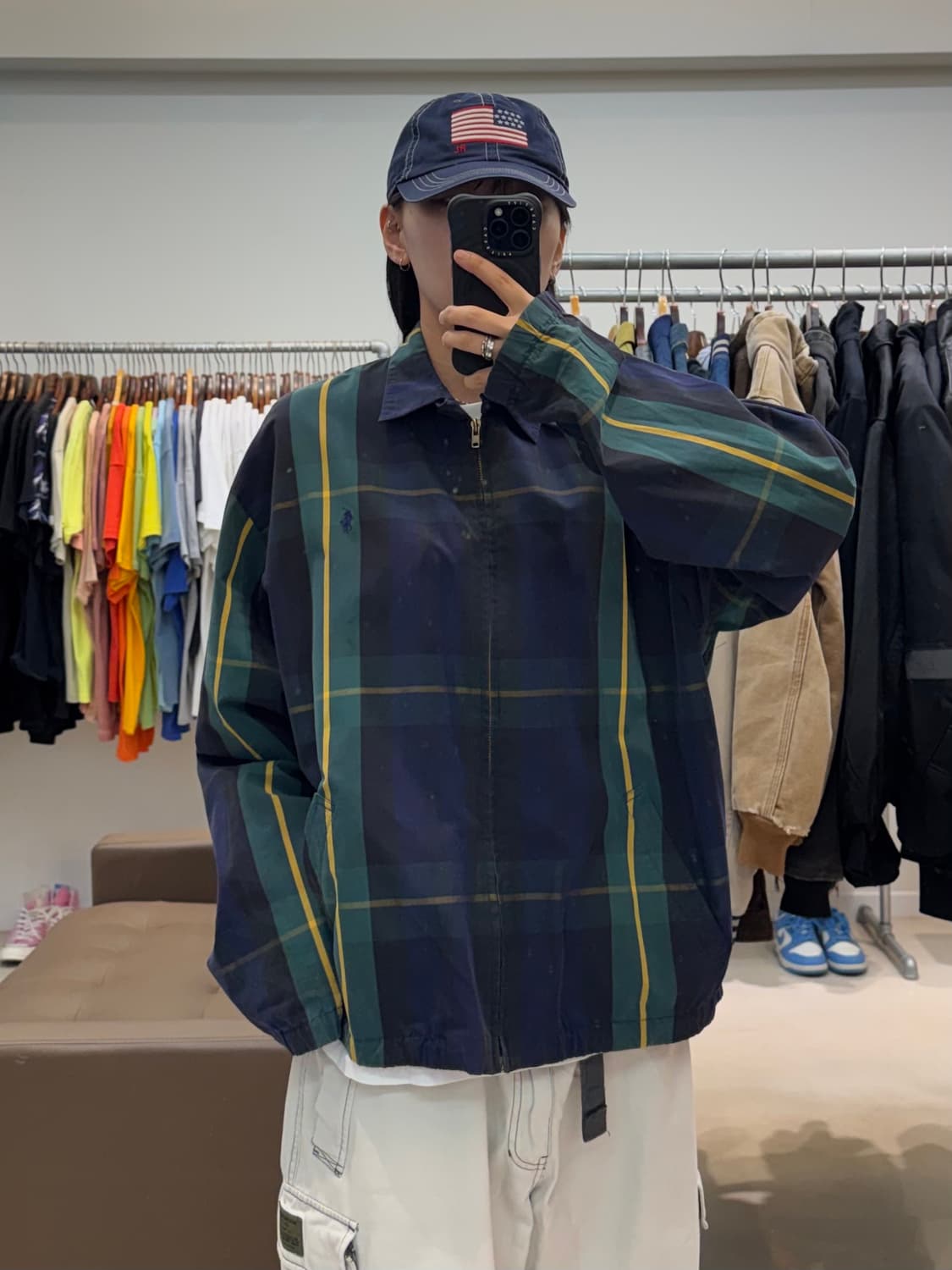 폴로 랄프로렌 체크 스윙탑 자켓 상품이미지4