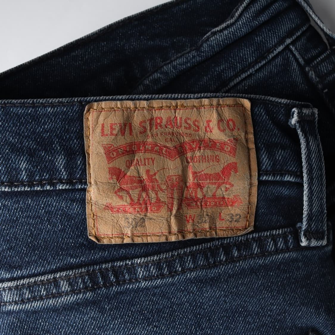 리바이스 511 슬림핏 진청 워싱 데님 팬츠 32 상품이미지6