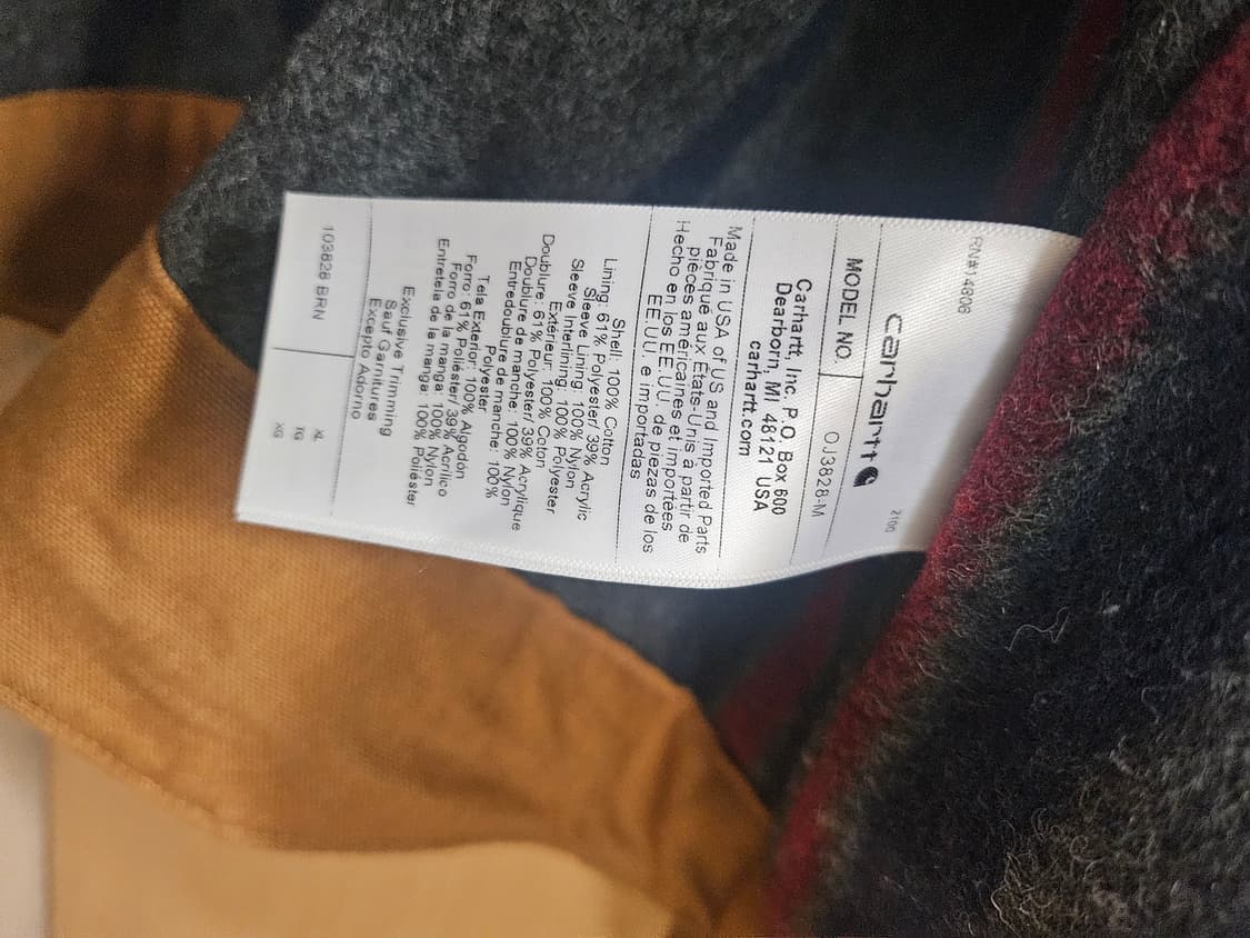 (교환가능)칼하트 디트로이트 자켓 XL 상품이미지4