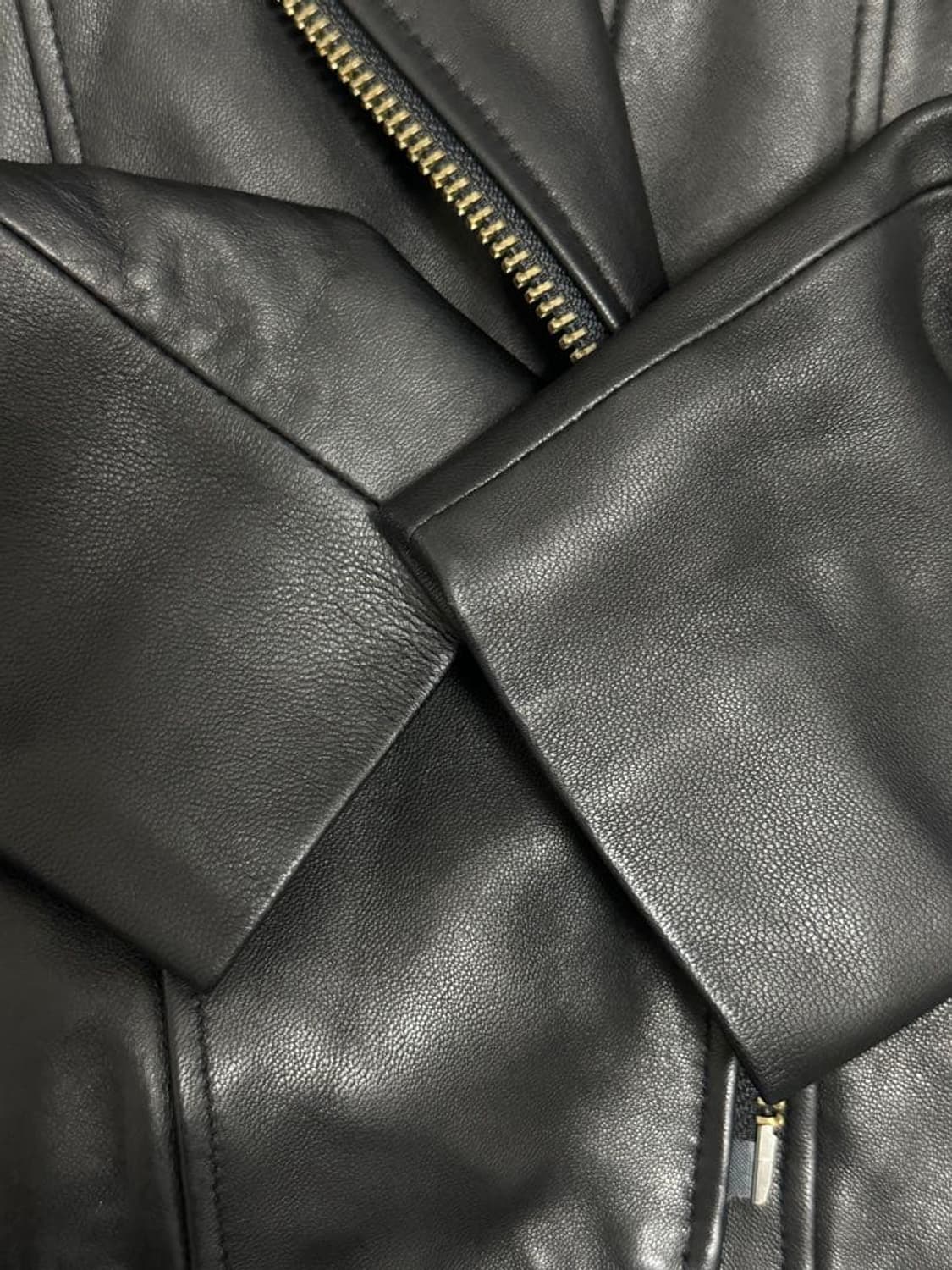 헬무트랭 레이디스 램스킨 라이더 자켓 상품이미지7