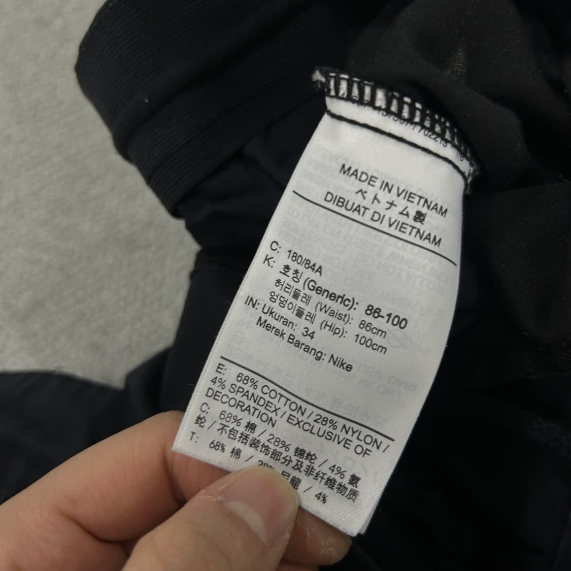 나이키 블랙 카고 바지 L 상품이미지4