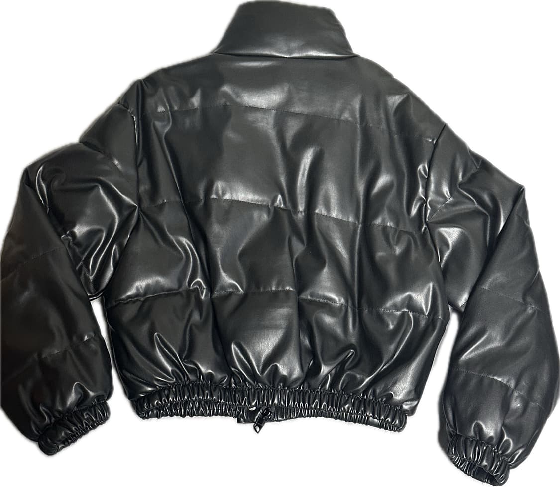 빈티지 유광 숏패딩 상품이미지2