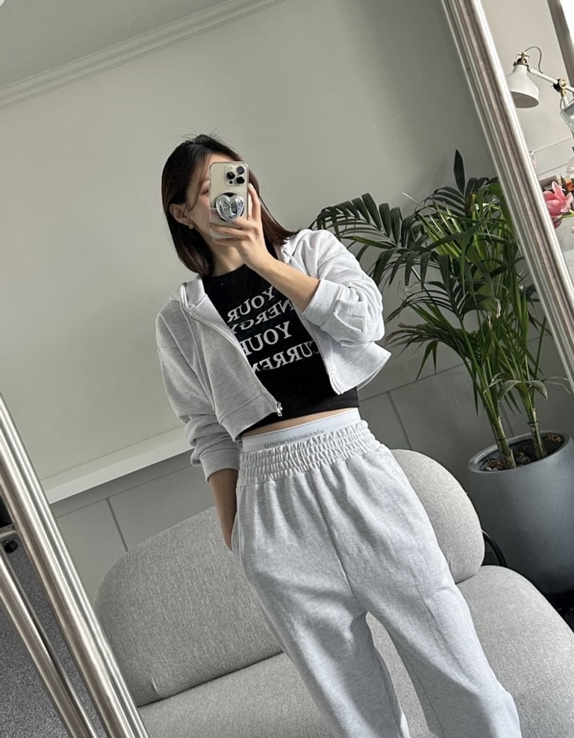 알렉산더왕 그레이 조거팬츠 상품이미지2