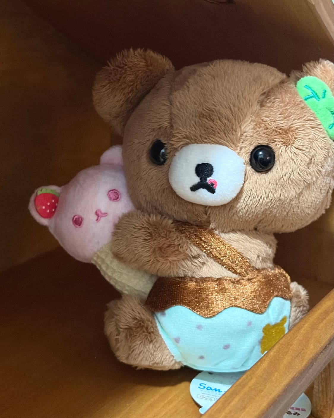 리락쿠마 차이로이코구마 해피 아이스크림 인형 상품이미지1