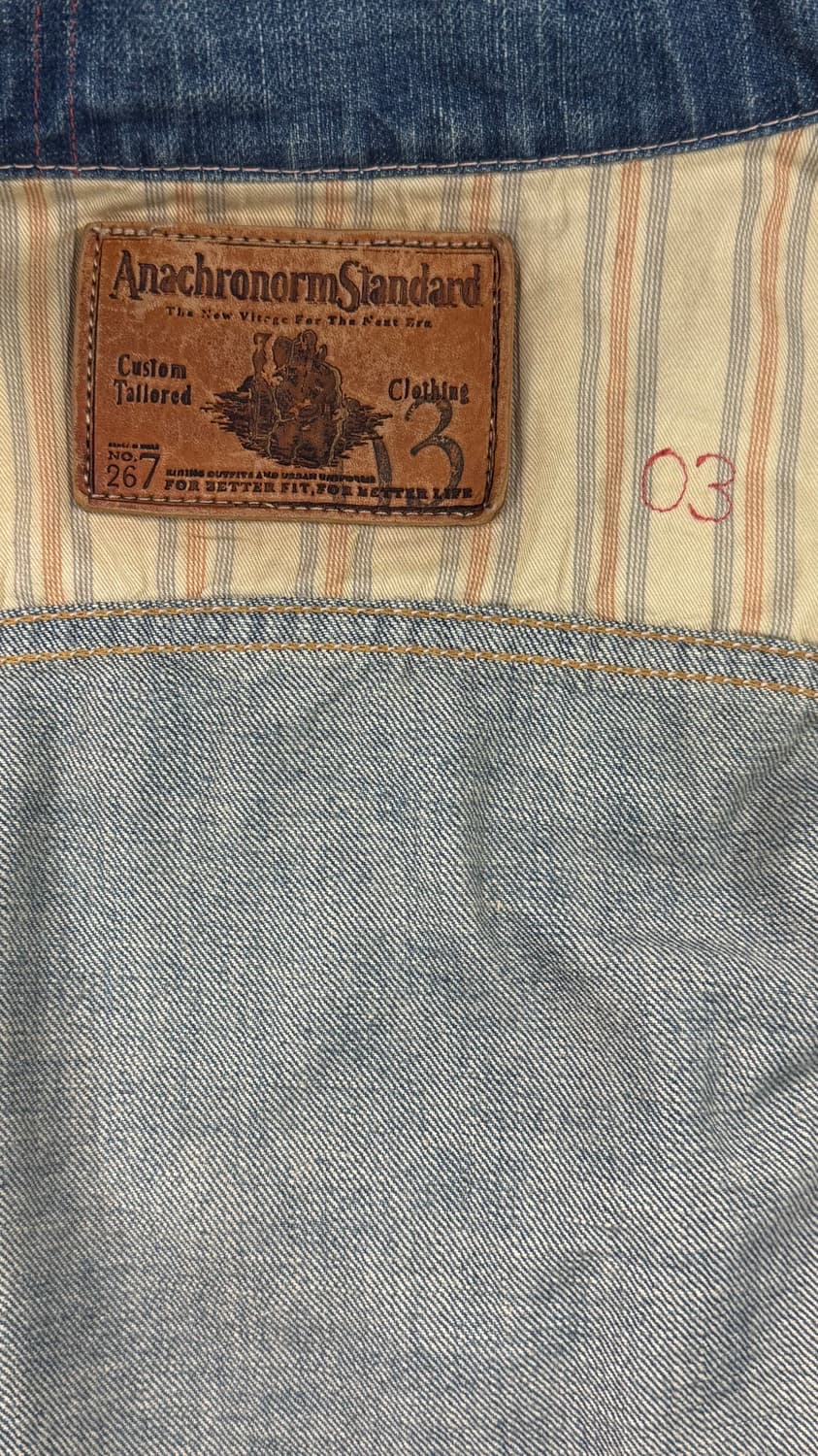 아나크로놈 커스텀 데님자켓 상품이미지3