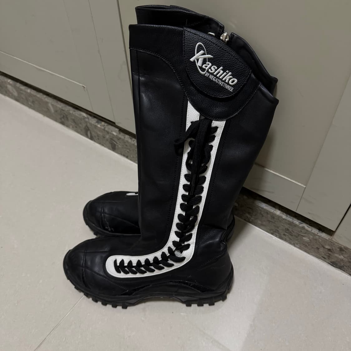 kashiko 카시코 X 네거티브쓰리 모터 기어 부츠 블랙 240 상품이미지8