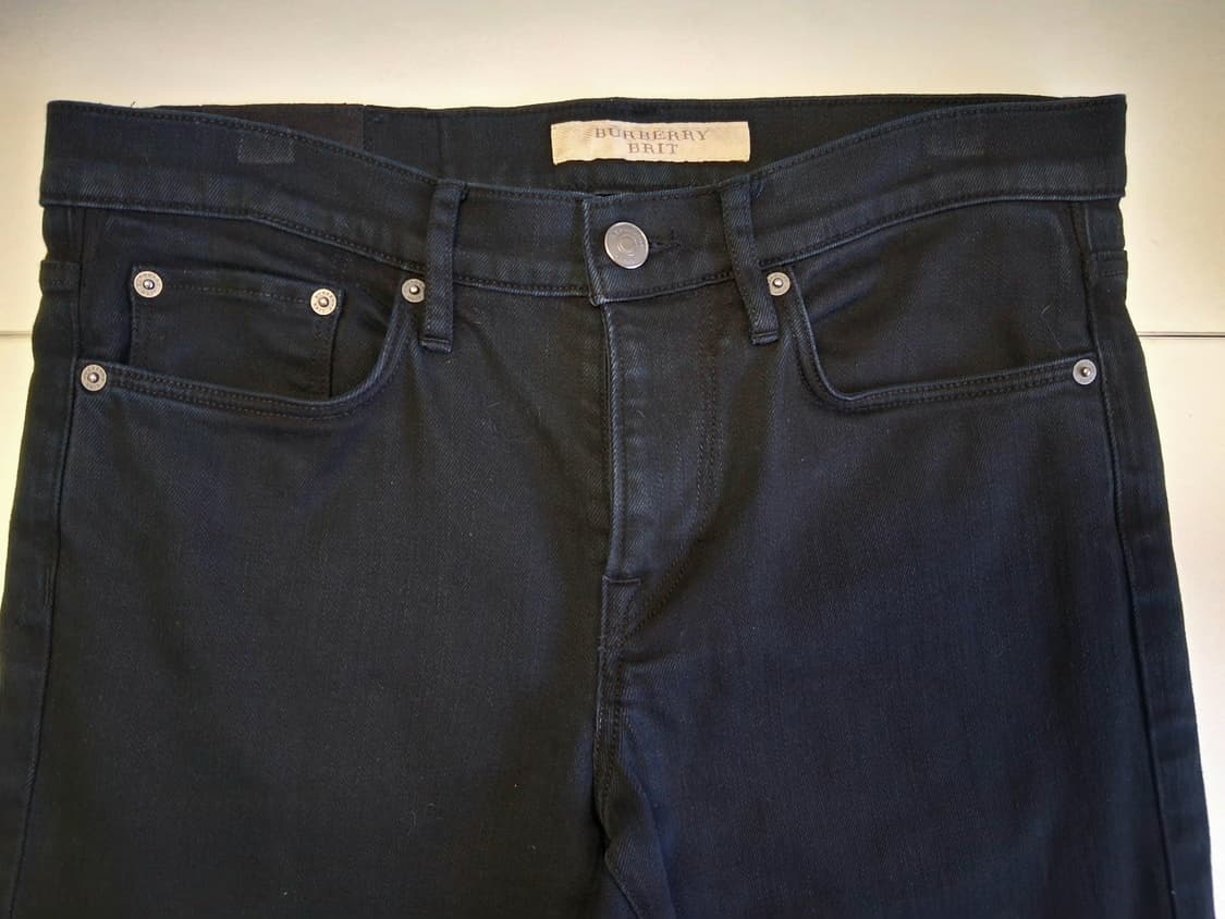 정품)버버리 브릿 블랙 스트레이트핏/남 32# 상품이미지1