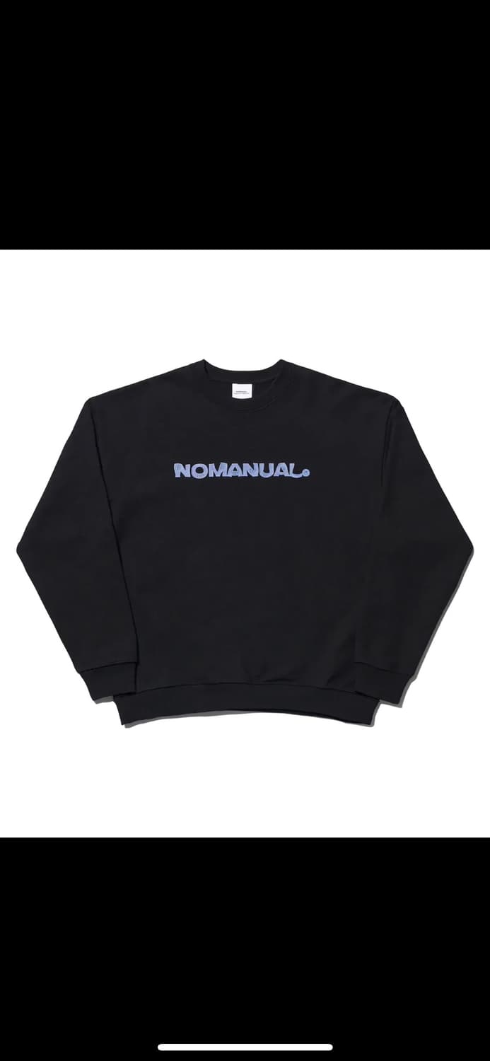 노매뉴얼 DISTORTION LOGO SWEATSHIRT 상품이미지1