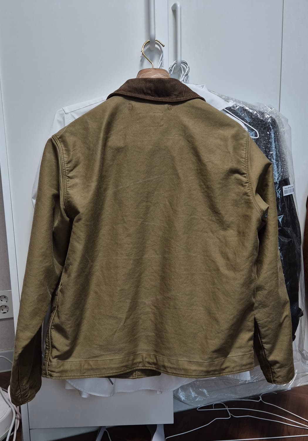 더블알엘 덱자켓 카키 M사이즈 택만뗀 새상품 상품이미지2