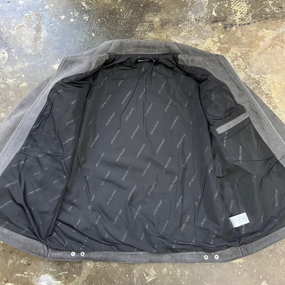 L) 세인트페인 스웨이드 자켓 블루종 점퍼 상품이미지5