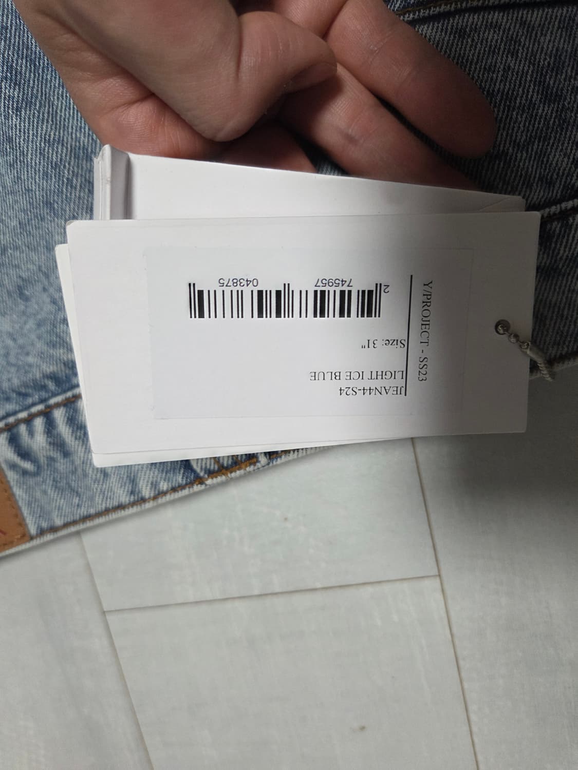 y프로젝트 청바지 상품이미지3