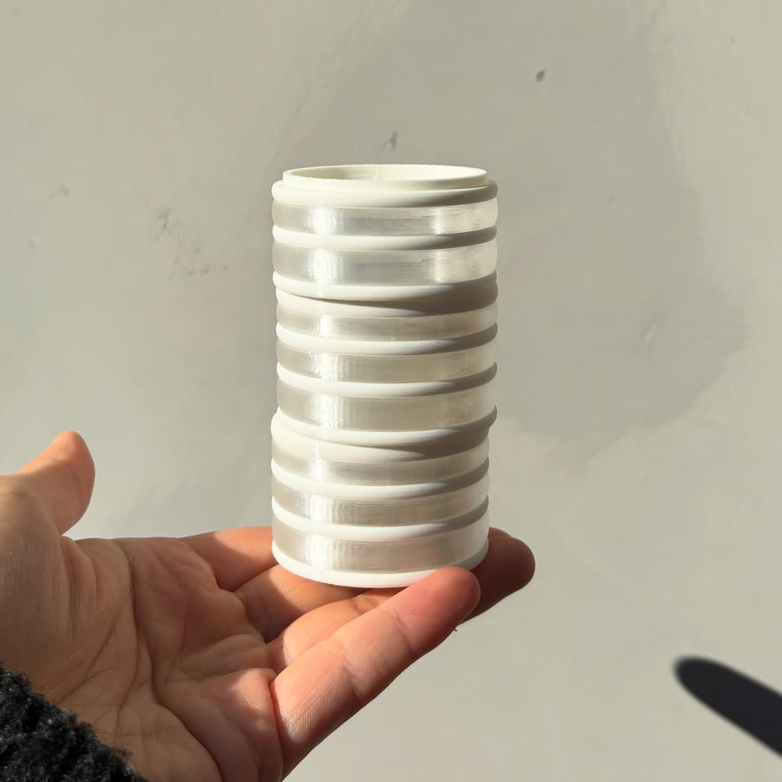 Macaron Pot - 화이트&투명 상품이미지1