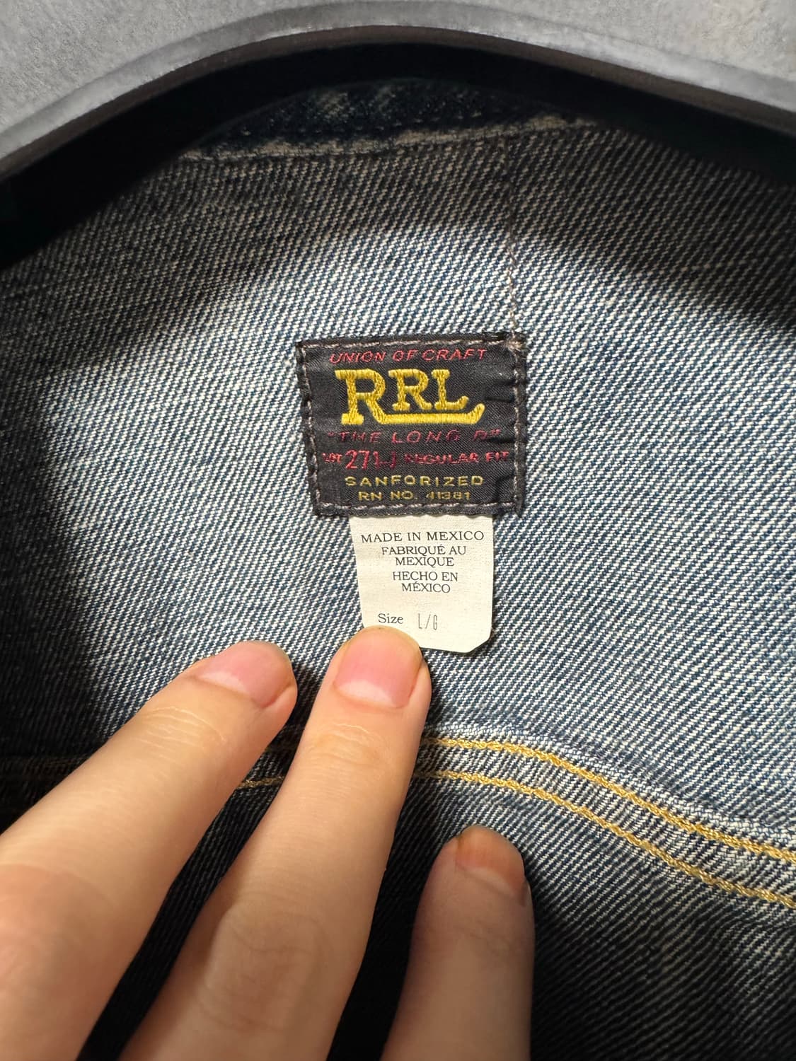 더블알엘 RRL LOT271 사이즈L 상품이미지2