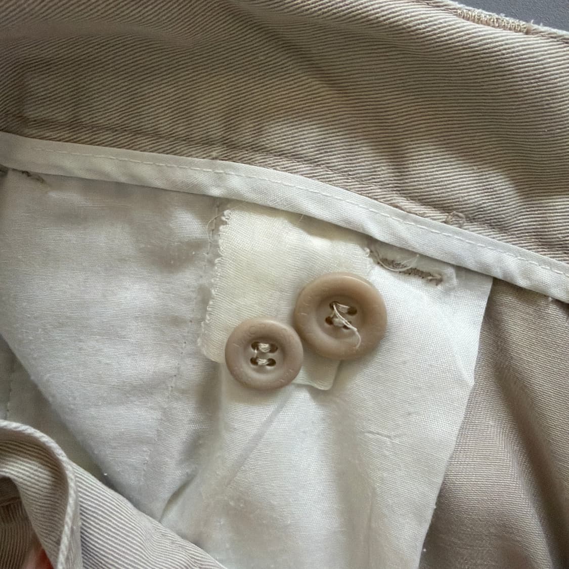 (32) 라코스테스포츠 연베이지 핀턱 여름 코튼 팬츠 상품이미지6