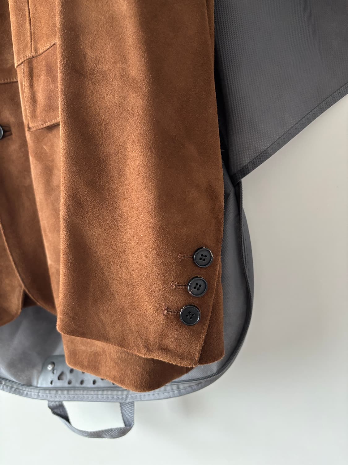 [XL] 토니웩 스웨이드 테일러드 자켓 카멜 상품이미지8