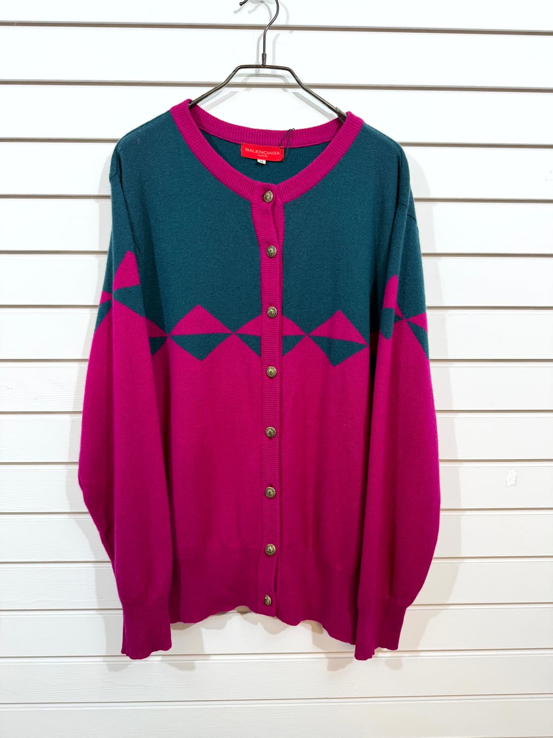 90's BALENCIAGA 발렌시아가 캐시미어 가디건 상품이미지1