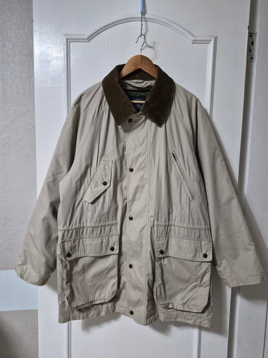 (L) j.press 제이프레스 코듀로이 카라 헌팅자켓 상품이미지1