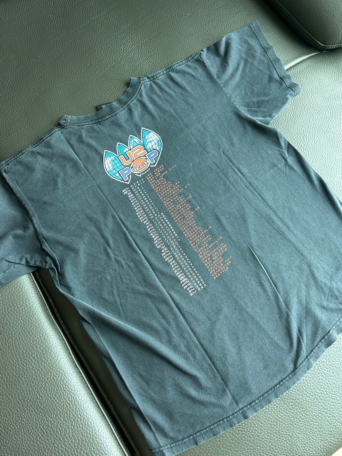 90s U2 투어 빈티지 티셔츠 Distressed 상품이미지2