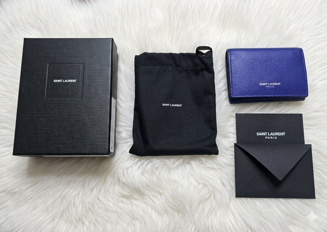 (점품)생로랑 미니 지갑 풀박스 상품이미지1