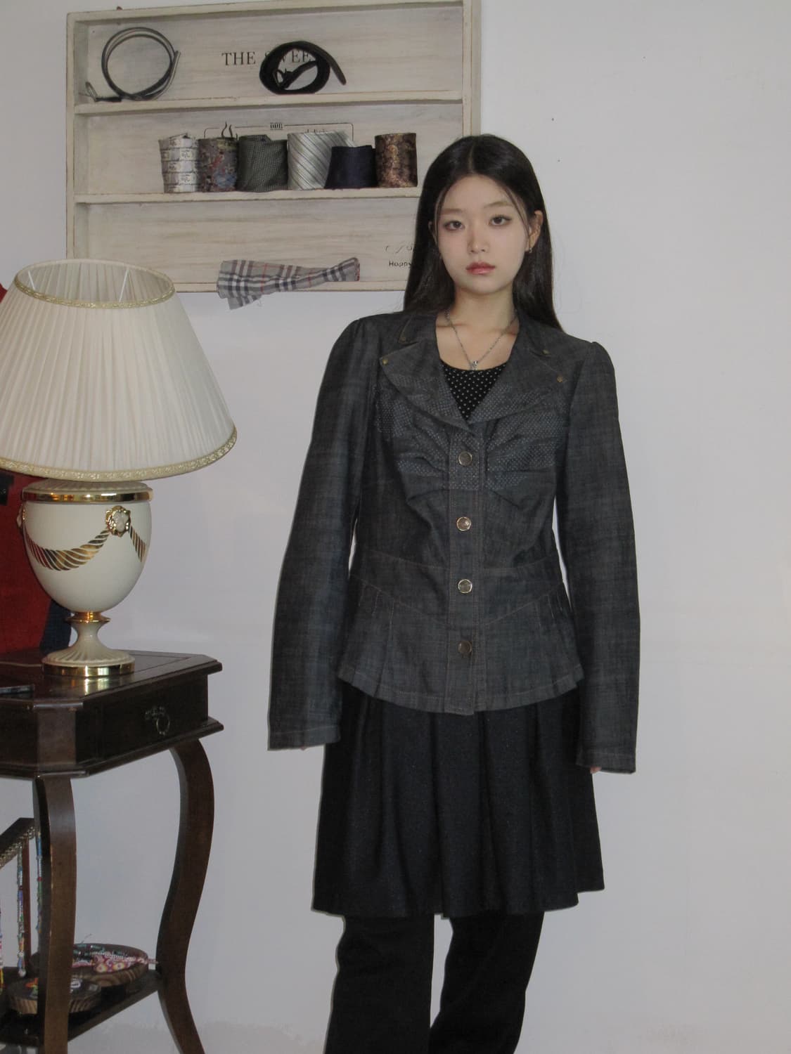 인디고 데님 자켓 상품이미지5