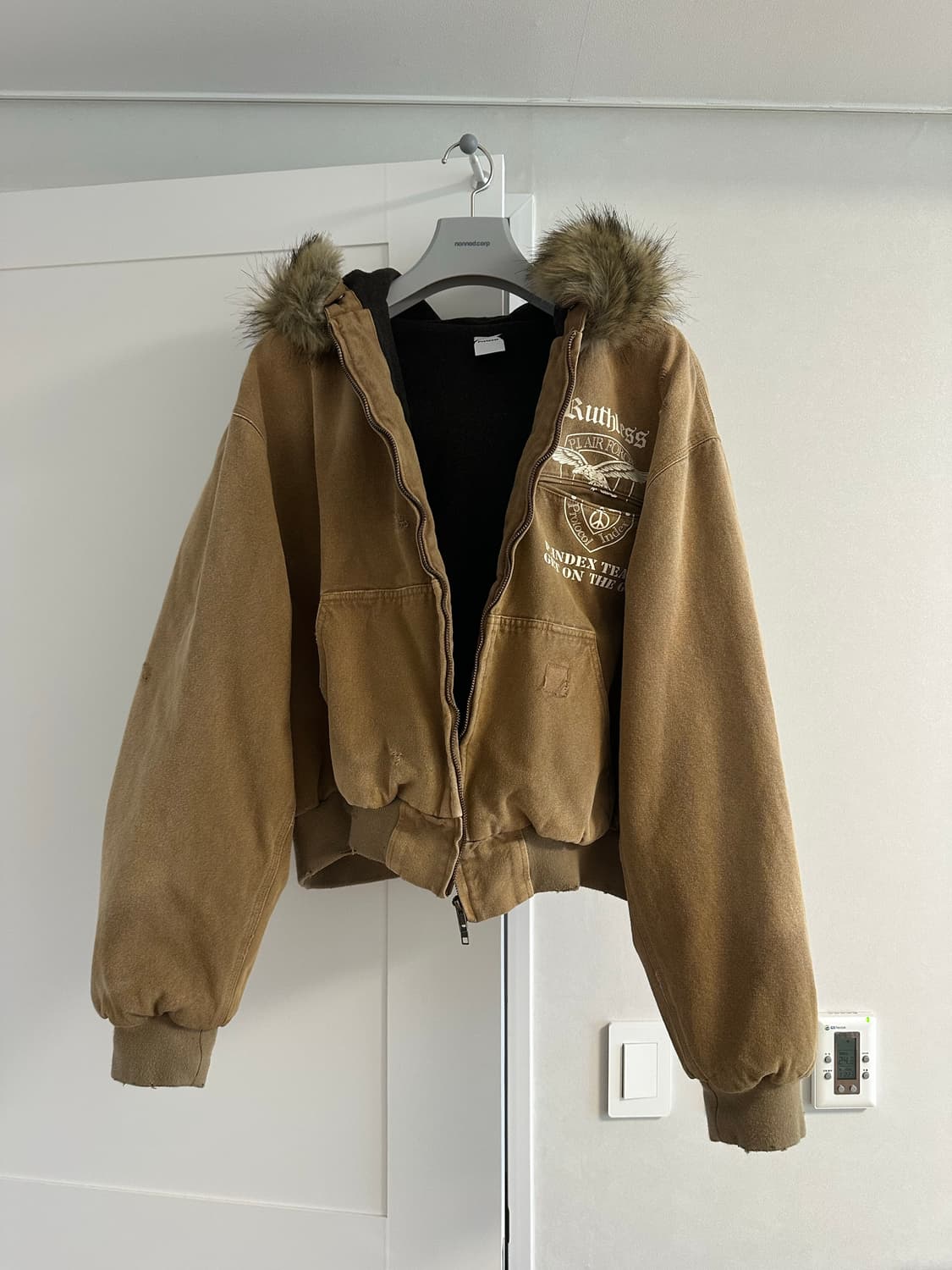 프로토콜인덱스 퍼 후디드 워크자켓 2사이즈 상품이미지2