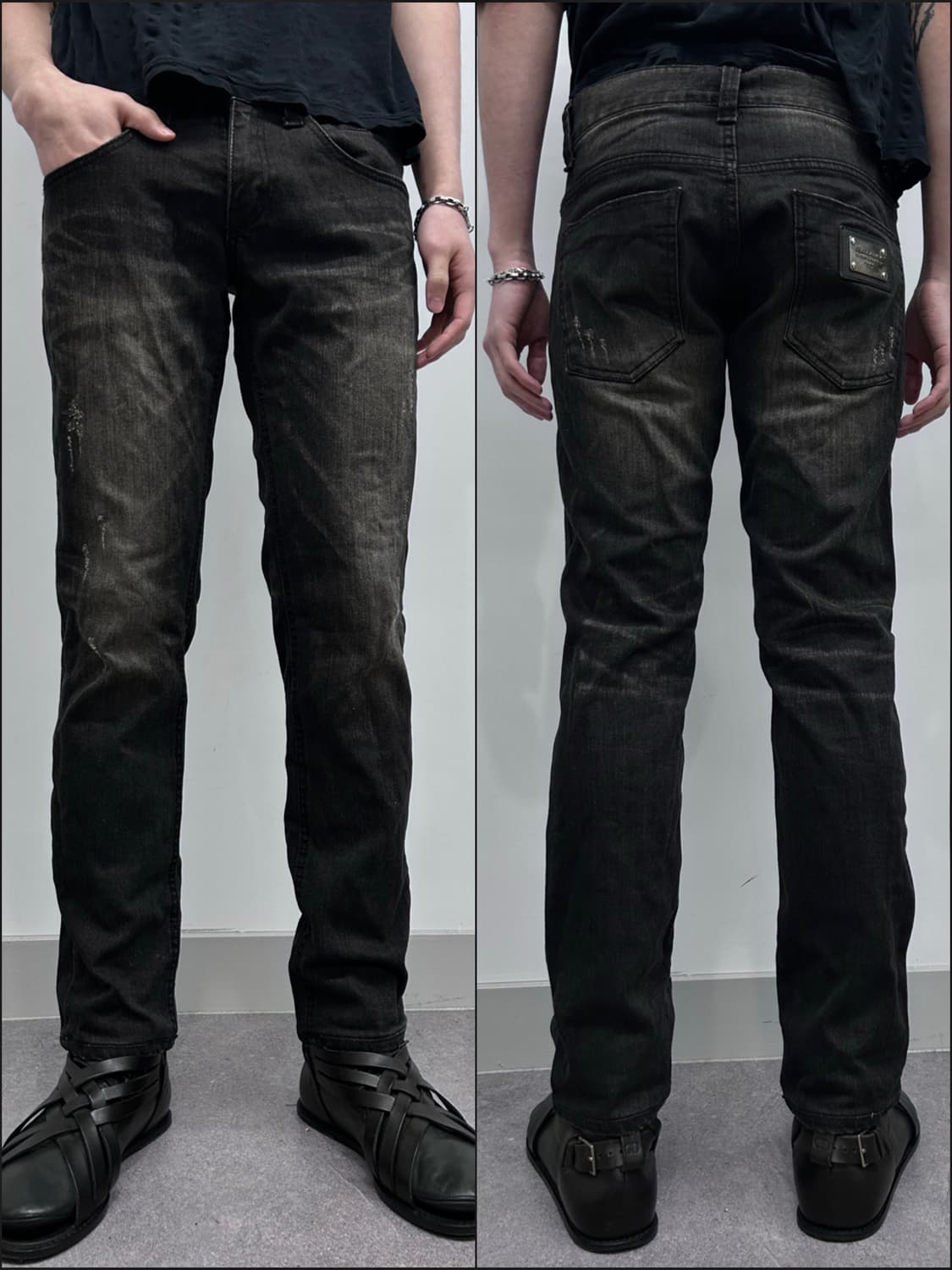 돌체앤가바나 딥 워싱 블랙 데님  상품이미지1