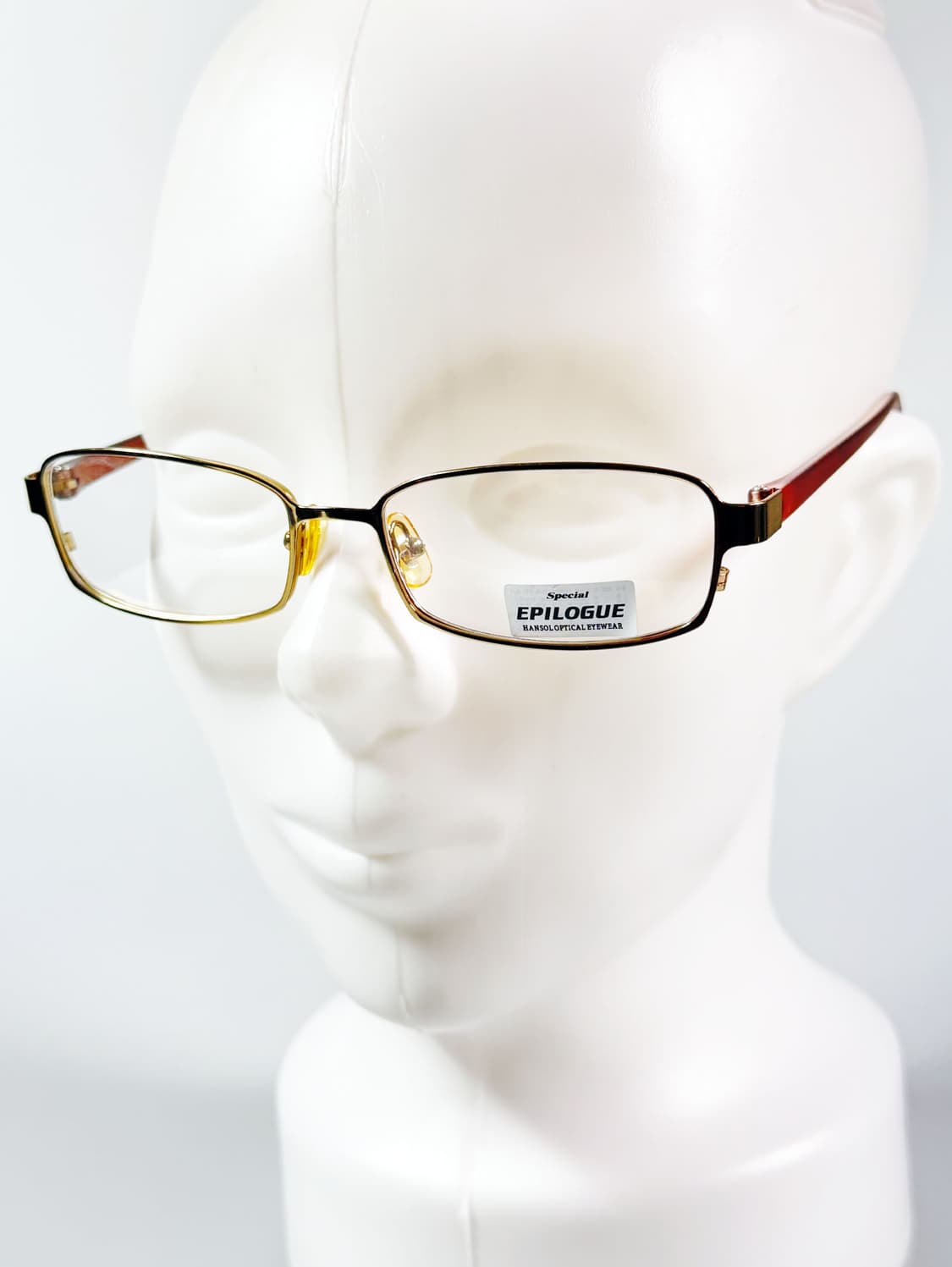 EPILOGUE 골드 슬림 스퀘어 메탈 빈티지 안경 상품이미지8