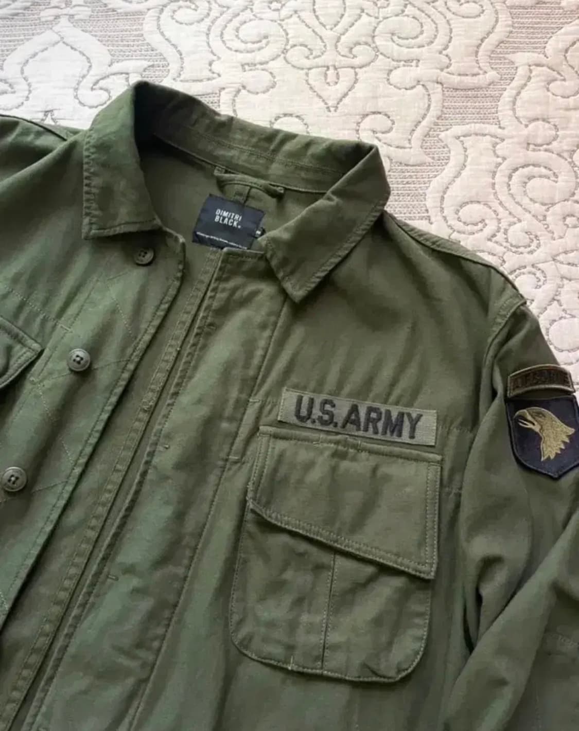 미군 정글 퍼티그자켓 디미트리 블랙 상품이미지2