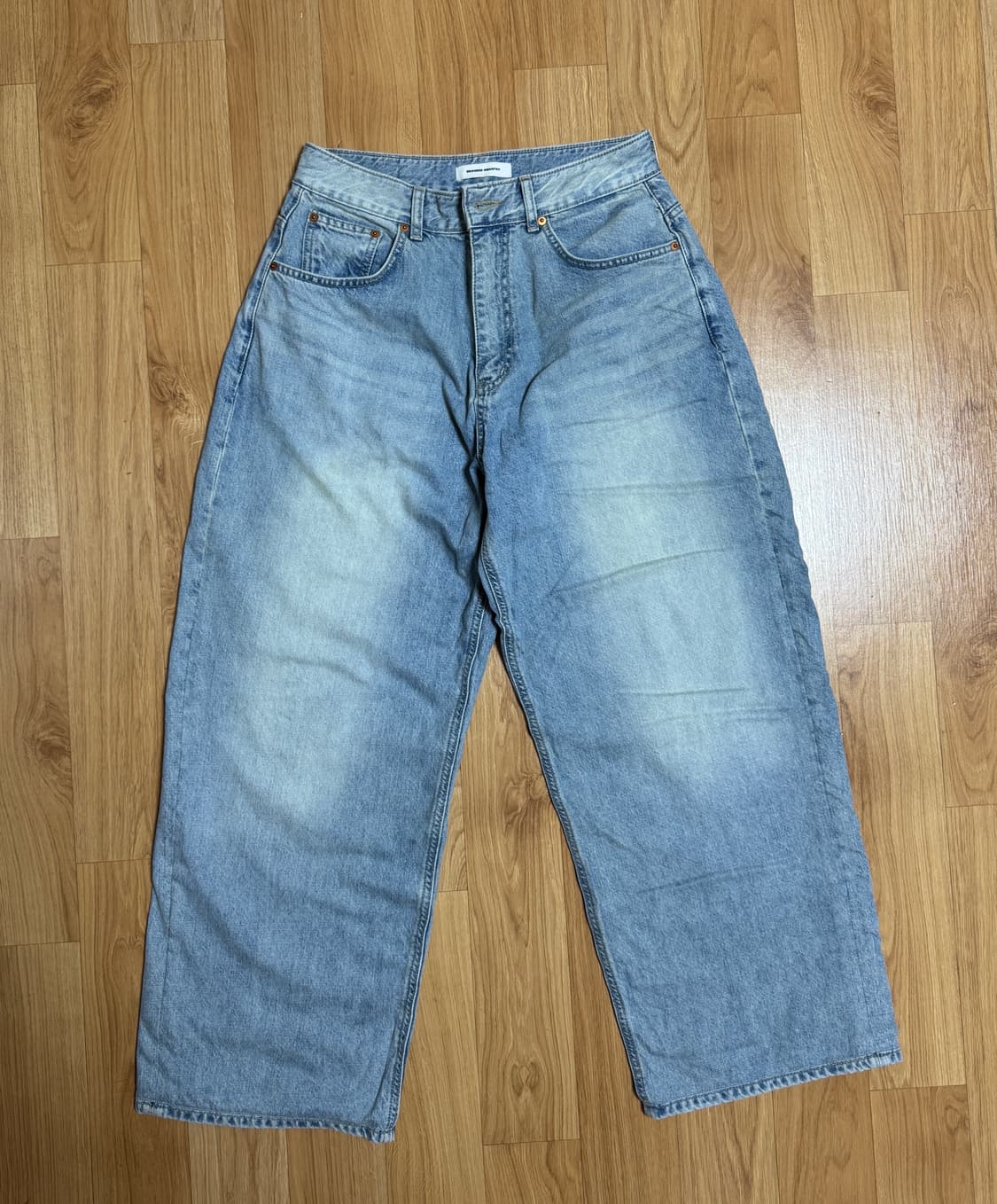 [28] 브랜디드 1709 와이드 연청 데님팬츠 상품이미지2