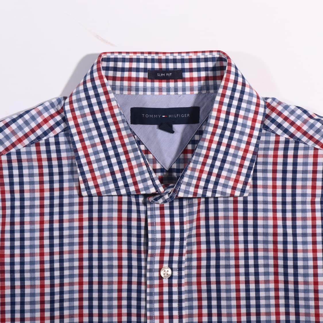 타미힐피거 깅엄체크 셔츠 B606 상품이미지2