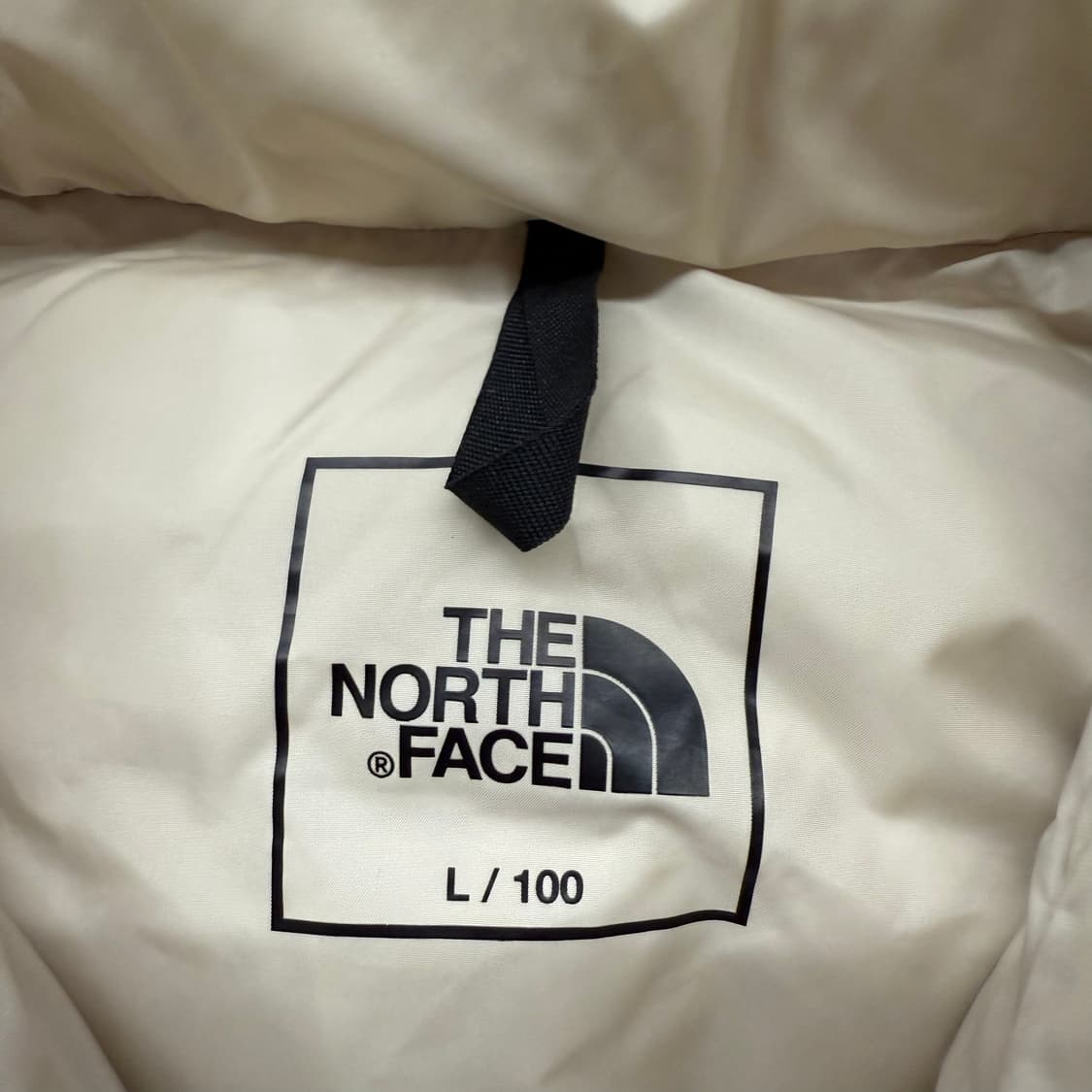 [정품/L] 노스페이스 아이보리 패딩 조끼 b10 상품이미지4
