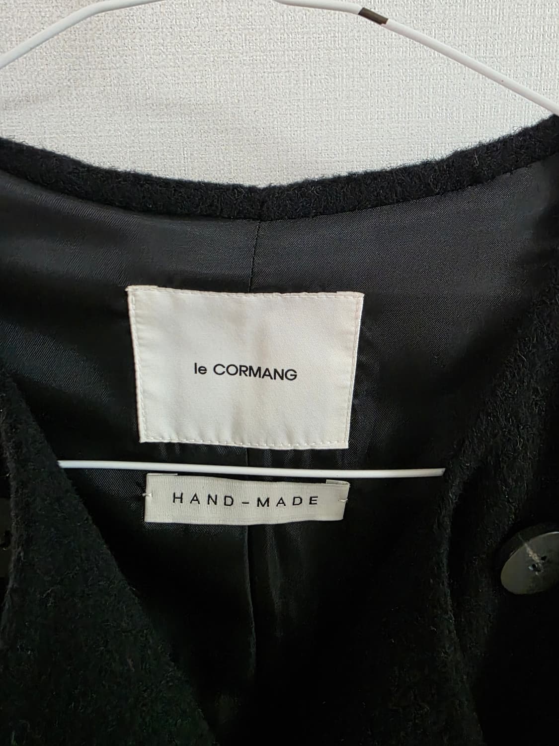 르꼬르망 핸드메이드 울 코트 상품이미지3