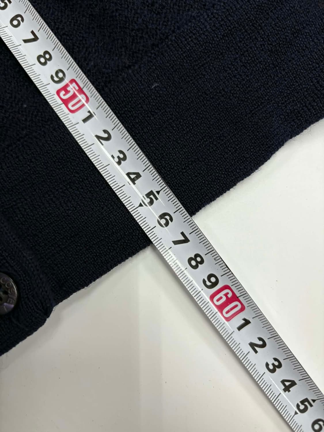 라코스테 네이비 울100% 니트 가디건(95) 상품이미지7