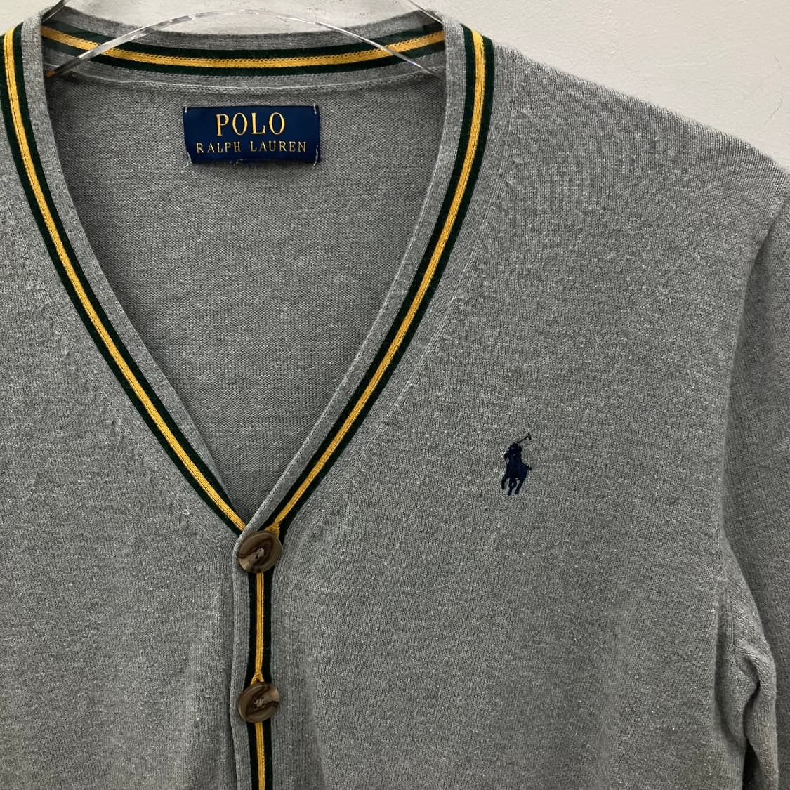 폴로 랄프로렌 그레이 V넥 가디건 상품이미지4