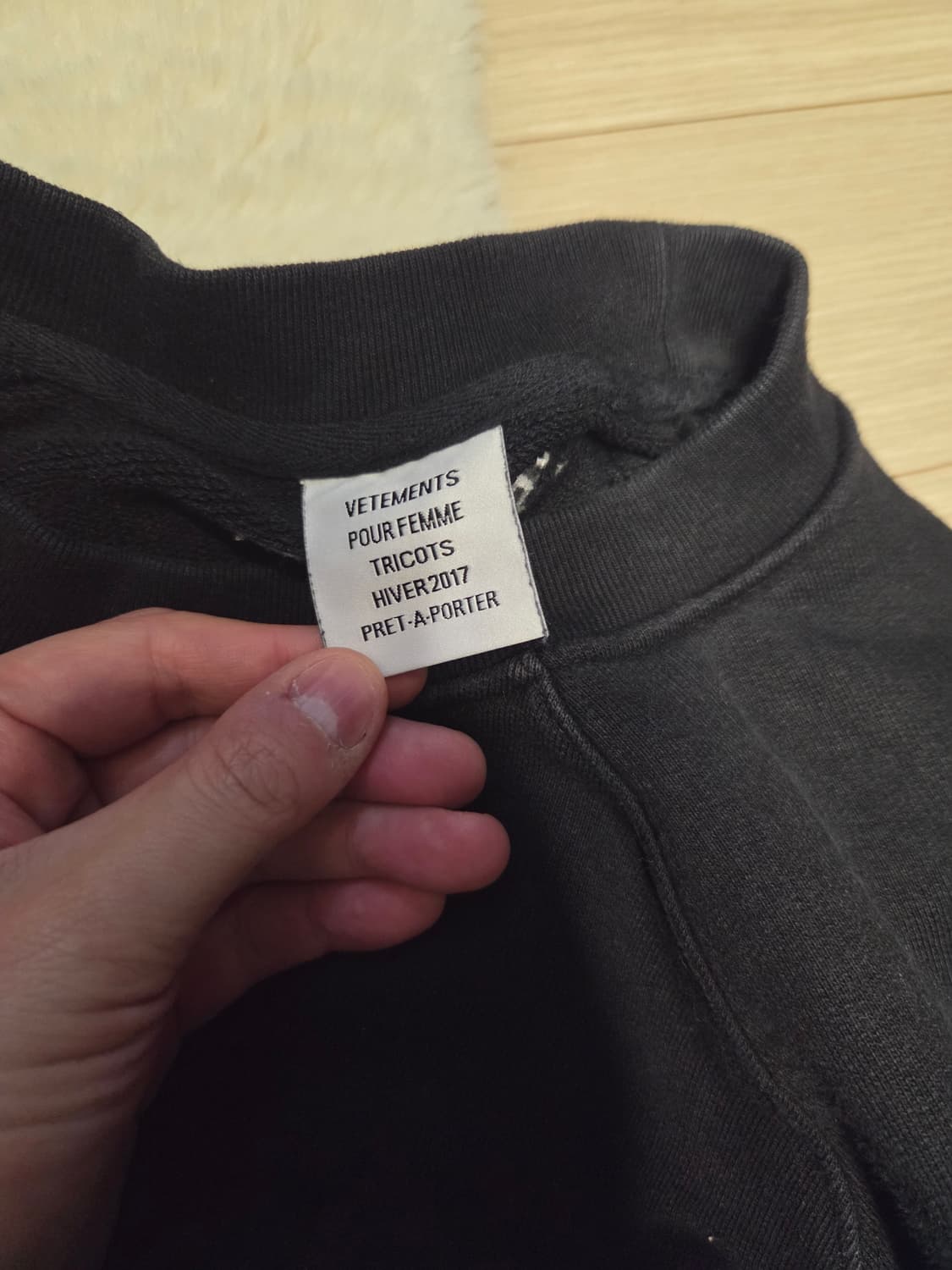 베트멍 옴브레스 맨투맨 M사이즈 팝니다. 상품이미지5