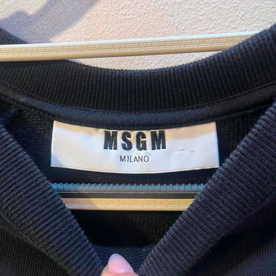 [S] MSGM 엠에스지엠 빅로고 반팔 스웻 티셔츠 상품이미지4
